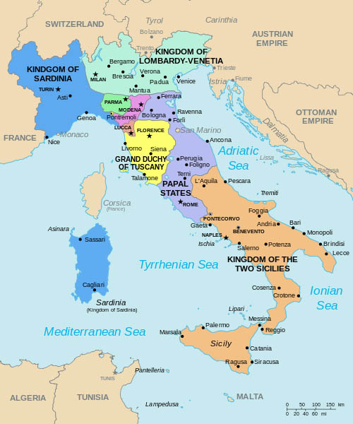 english speaking places in europe italy
