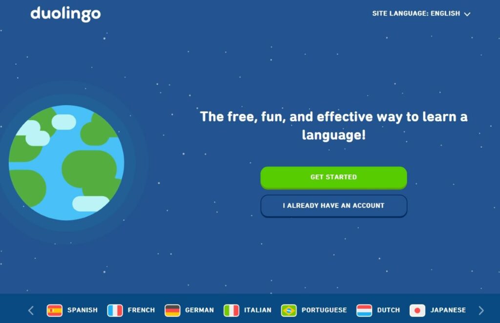 duolingo english website